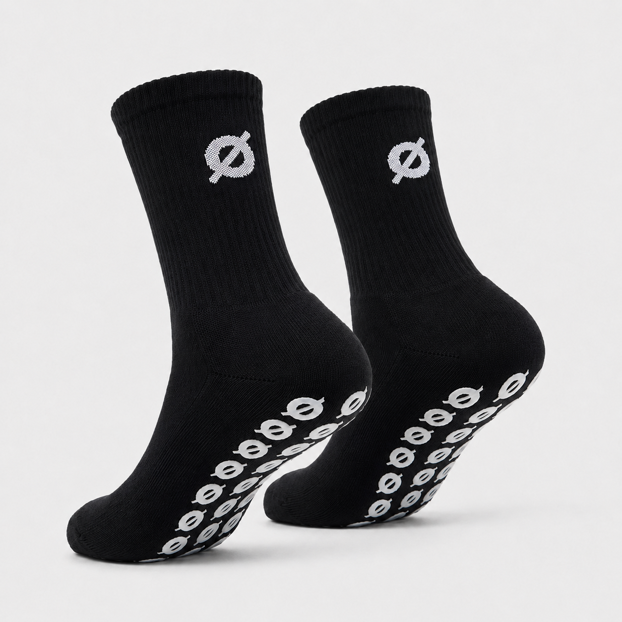 cørt grip socks 2-pack — black