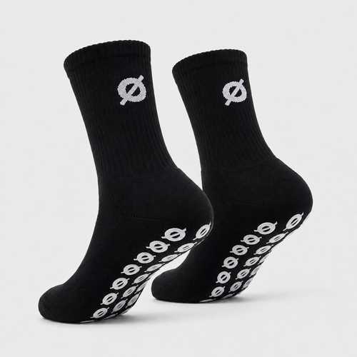 cørt grip socks 2-pack — black