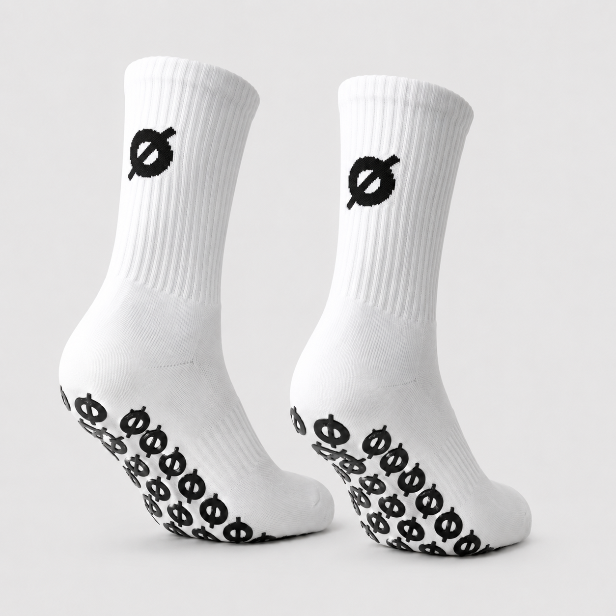 cørt grip socks 2-pack — white